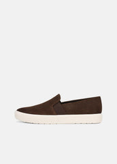 VINCE | Blair Perforated Suede Sneaker in Sneakers - CLOVE