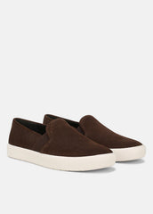 VINCE | Blair Perforated Suede Sneaker in Sneakers - CLOVE