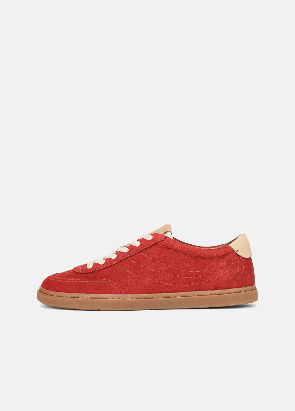VINCE | Palm Suede Sneaker in Sneakers - POPPY RED