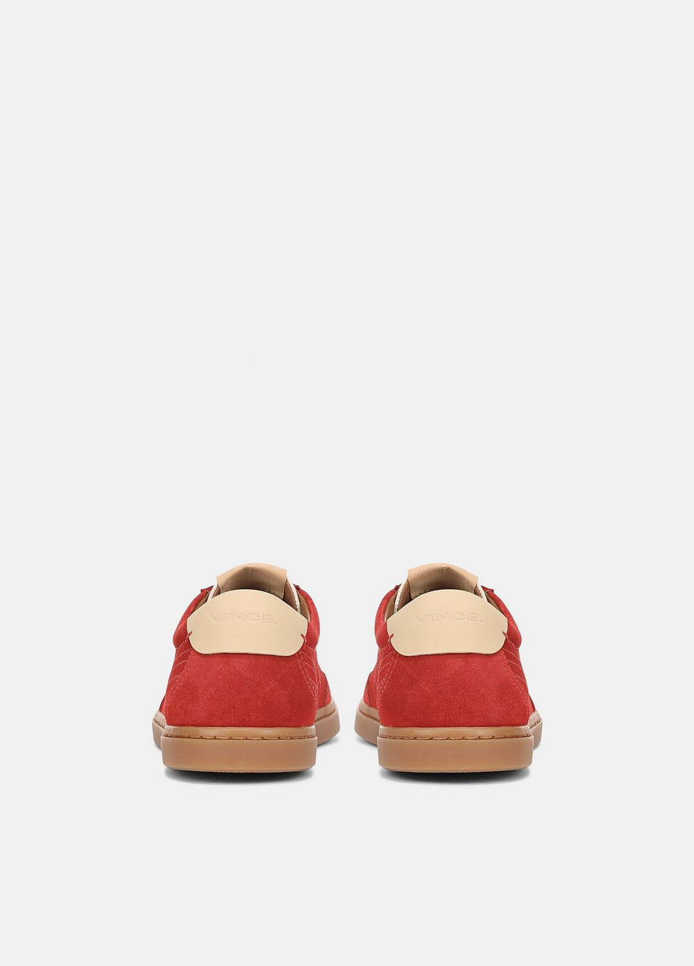 VINCE | Palm Suede Sneaker in Sneakers - POPPY RED