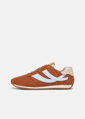VINCE | Oasis Suede & Leather Runner Sneaker in Sneakers - VINTAGE EMBER/CELESTE