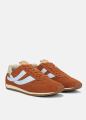 VINCE | Oasis Suede & Leather Runner Sneaker in Sneakers - VINTAGE EMBER/CELESTE