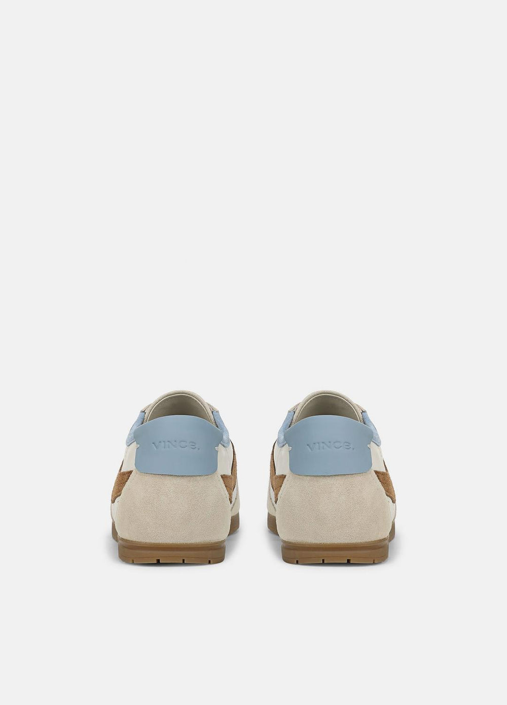 VINCE | LA Leather & Suede Runner Sneaker in Sneakers - MOONLIGHT/ELMWOOD