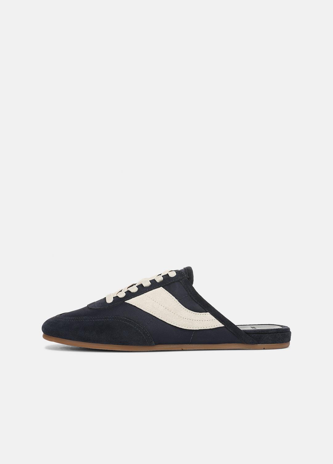 VINCE | Solstice Suede Sneaker Mule in Sneakers - NIGHT BLUE/MOONLIGHT