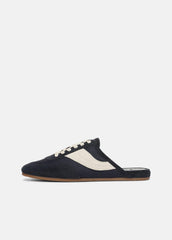 VINCE | Solstice Suede Sneaker Mule in Sneakers - NIGHT BLUE/MOONLIGHT