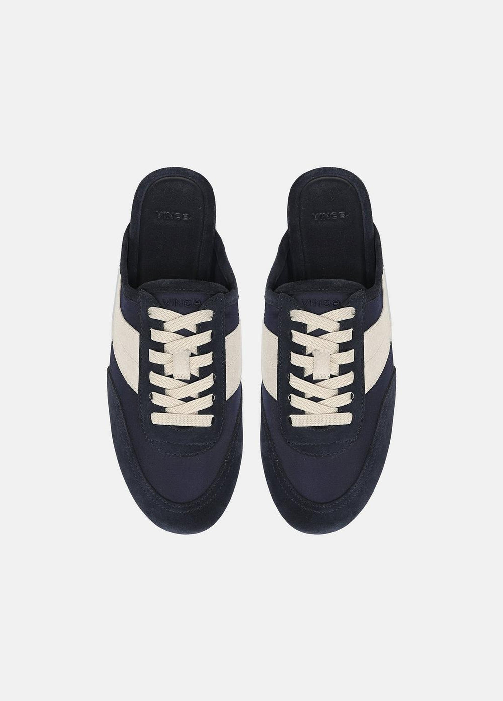 VINCE | Solstice Suede Sneaker Mule in Sneakers - NIGHT BLUE/MOONLIGHT