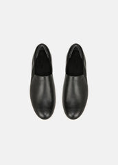 VINCE | Warren Leather Sneaker in Sneakers - BLACK