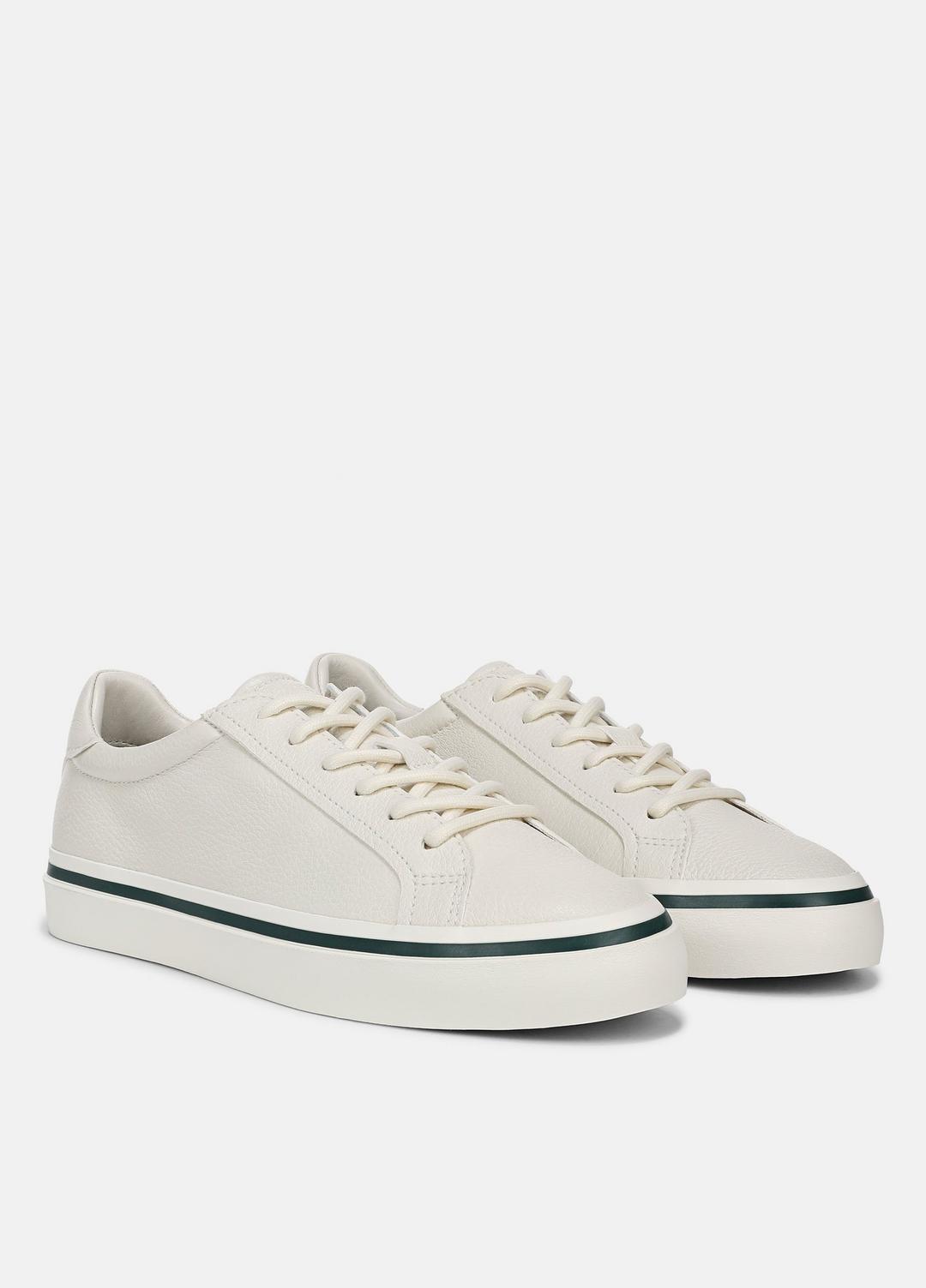 VINCE | Monterey Leather Sneaker in Sneakers - MILK