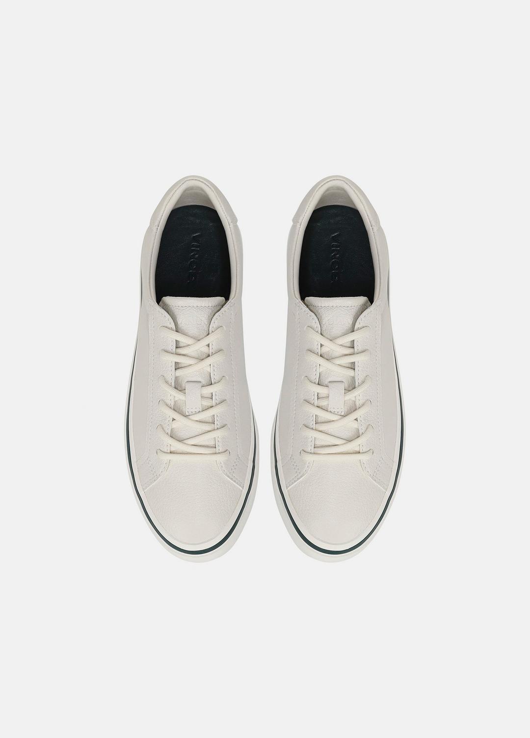 VINCE | Monterey Leather Sneaker in Sneakers - MILK