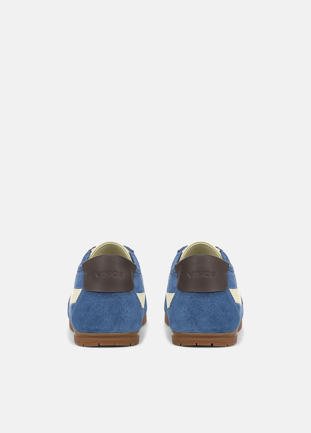VINCE | LA Suede & Leather Runner Sneaker in Sneakers - INDIGO/STRAW SEED
