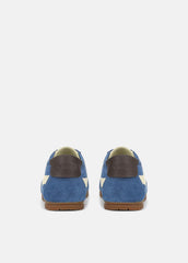 VINCE | LA Suede & Leather Runner Sneaker in Sneakers - INDIGO/STRAW SEED