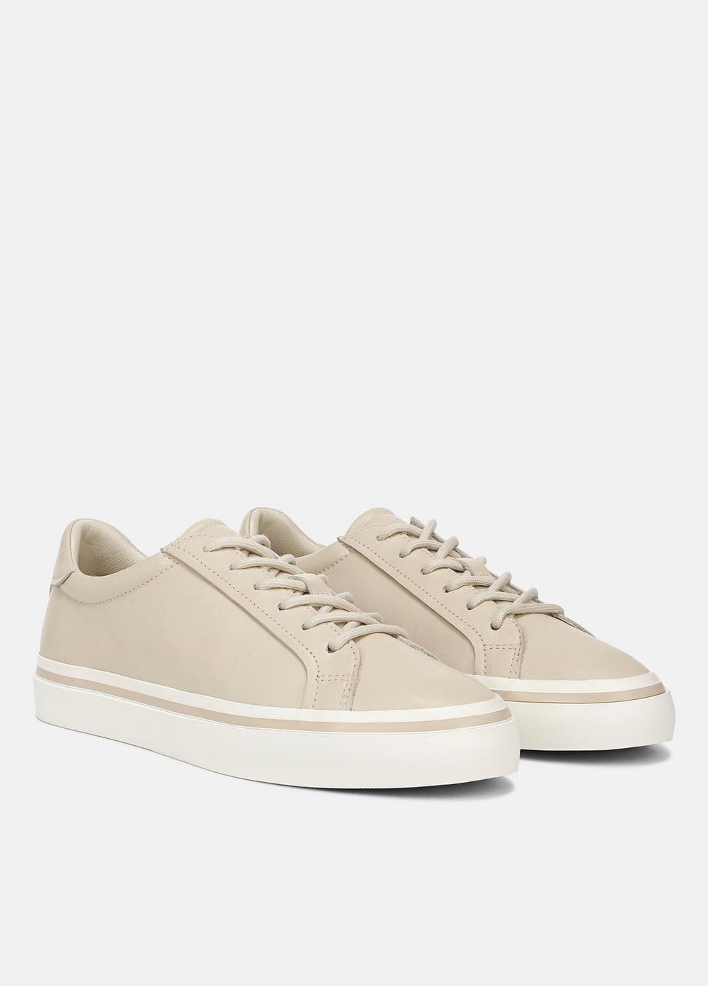 VINCE | Monterey Leather Sneaker in Sneakers - MOONLIGHT