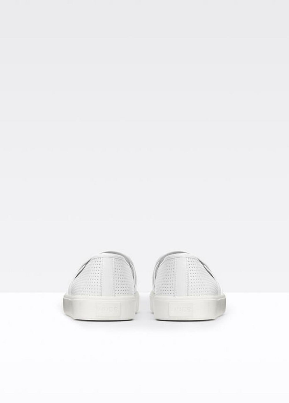 VINCE | Women's Blair Perforated Leather Sneakers - WHITE
