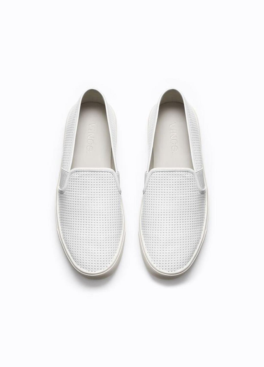 VINCE | Women's Blair Perforated Leather Sneakers - WHITE