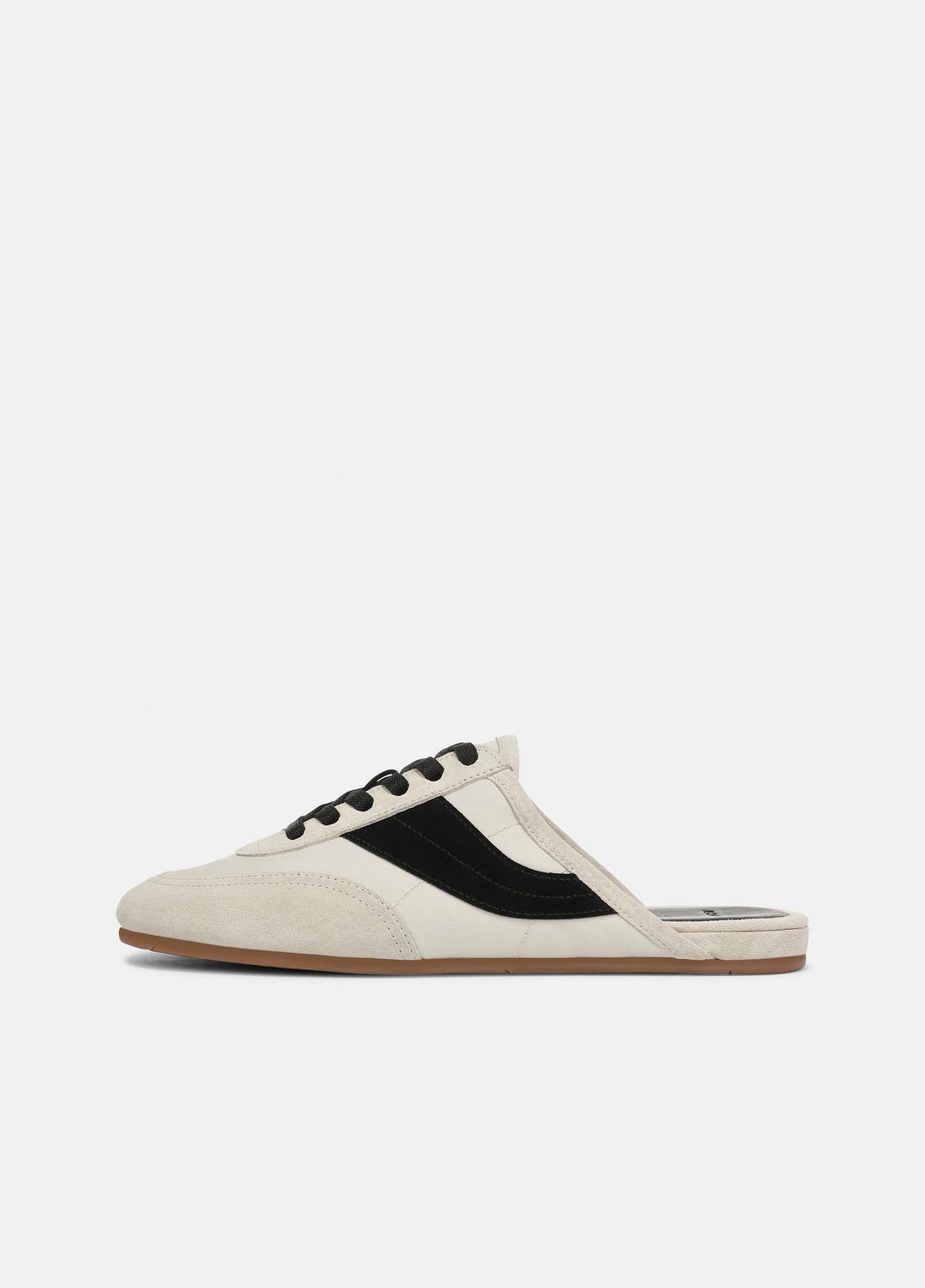 VINCE | Solstice Suede Sneaker Mule in Sneakers - MOONLIGHT/BLACK