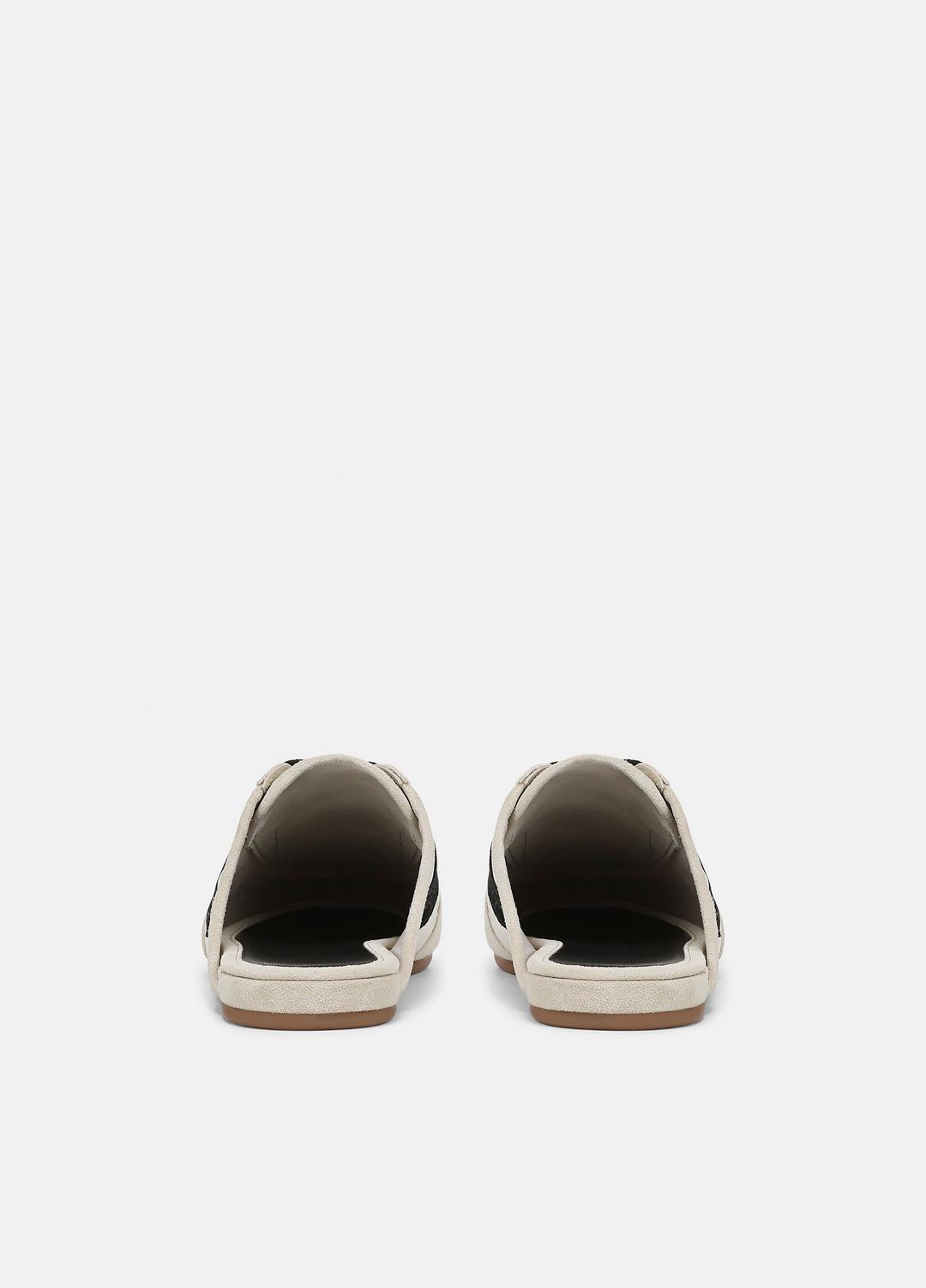 VINCE | Solstice Suede Sneaker Mule in Sneakers - MOONLIGHT/BLACK