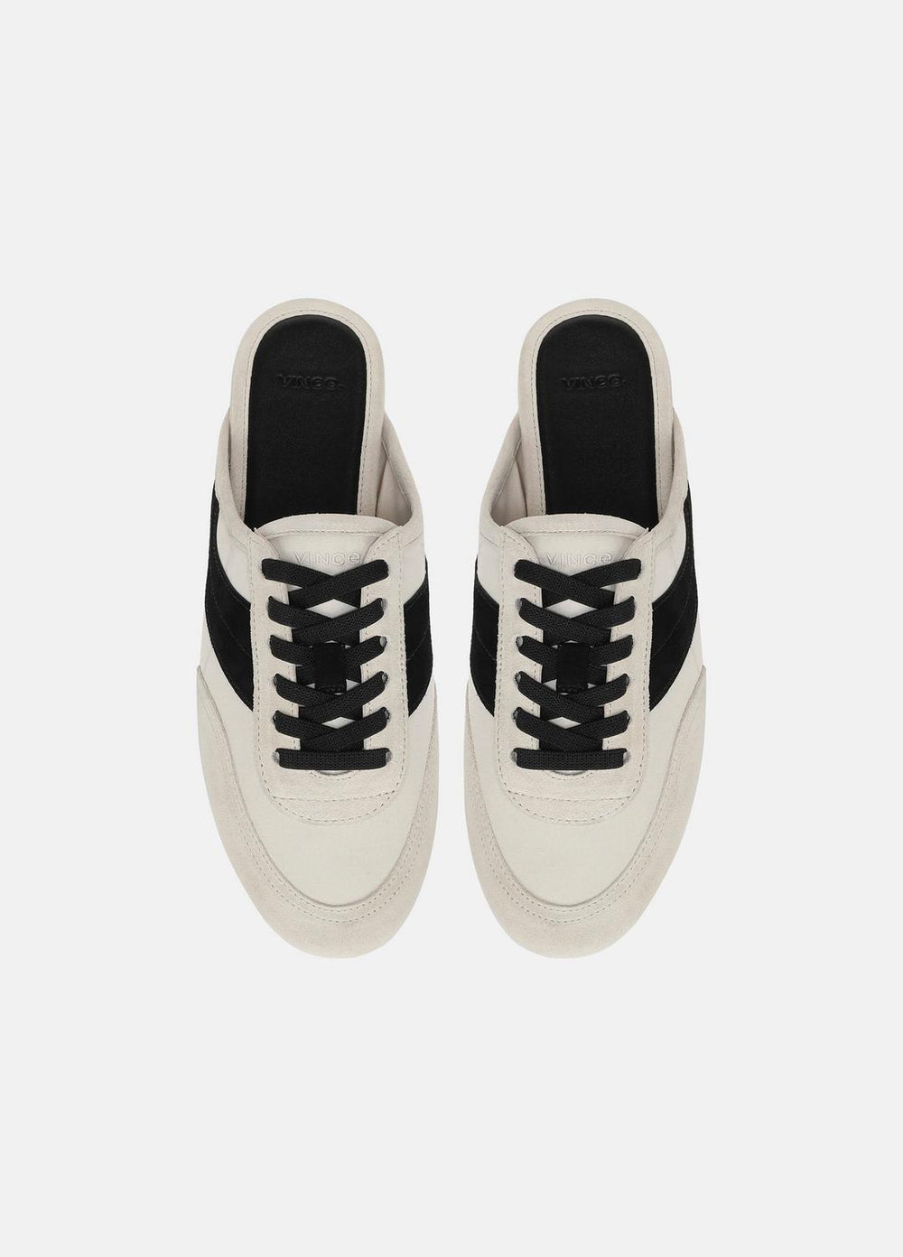 VINCE | Solstice Suede Sneaker Mule in Sneakers - MOONLIGHT/BLACK