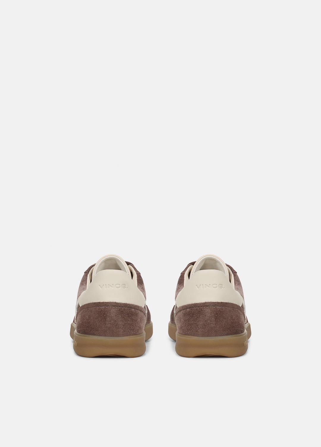 VINCE | Oasis Suede & Leather Sneaker in Sneakers - KOALA TAUPE/FLAX