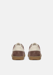 VINCE | Oasis Suede & Leather Sneaker in Sneakers - KOALA TAUPE/FLAX