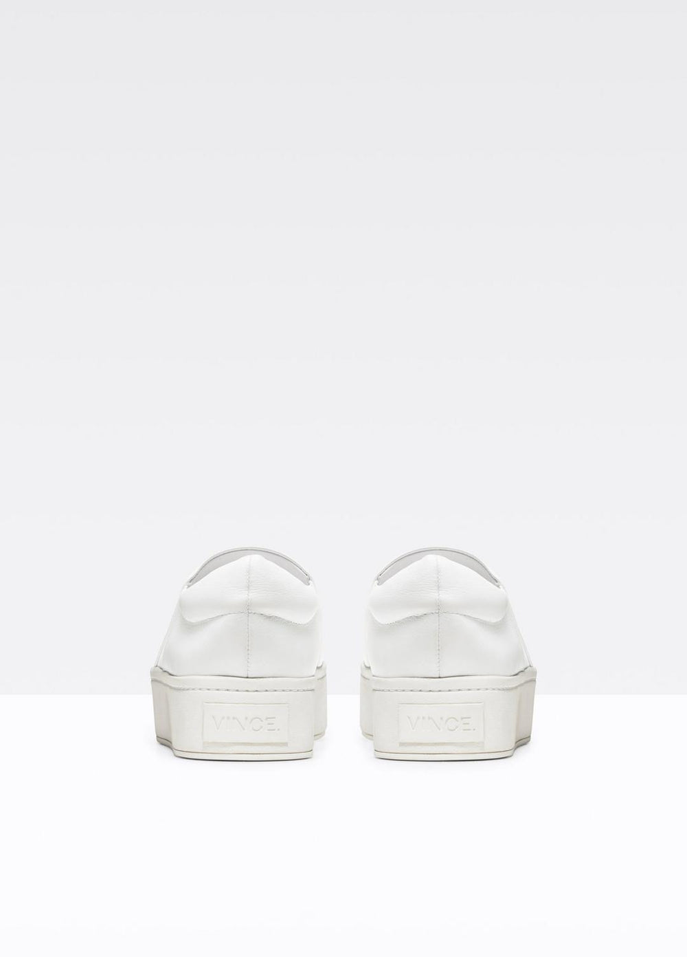 VINCE | Leather Warren Sneaker in Sneakers - PLASTER