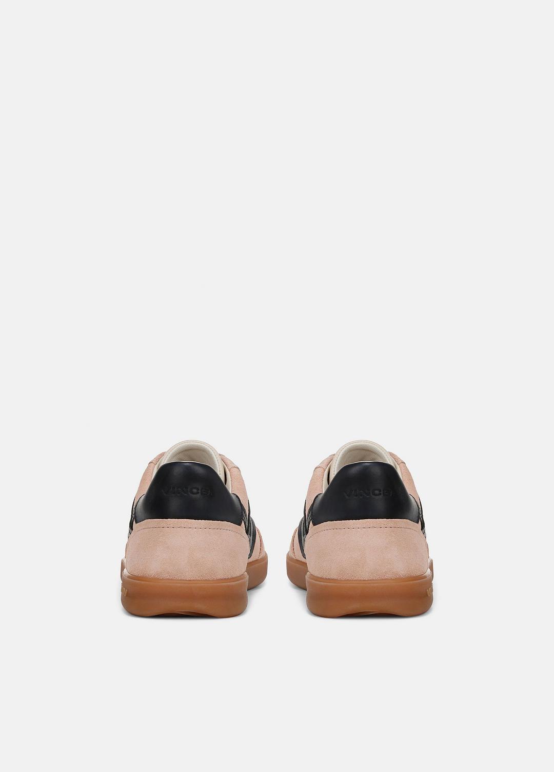 VINCE | Oasis Suede & Leather Sneaker in Sneakers - LOTUS BLUSH/BLUE INK