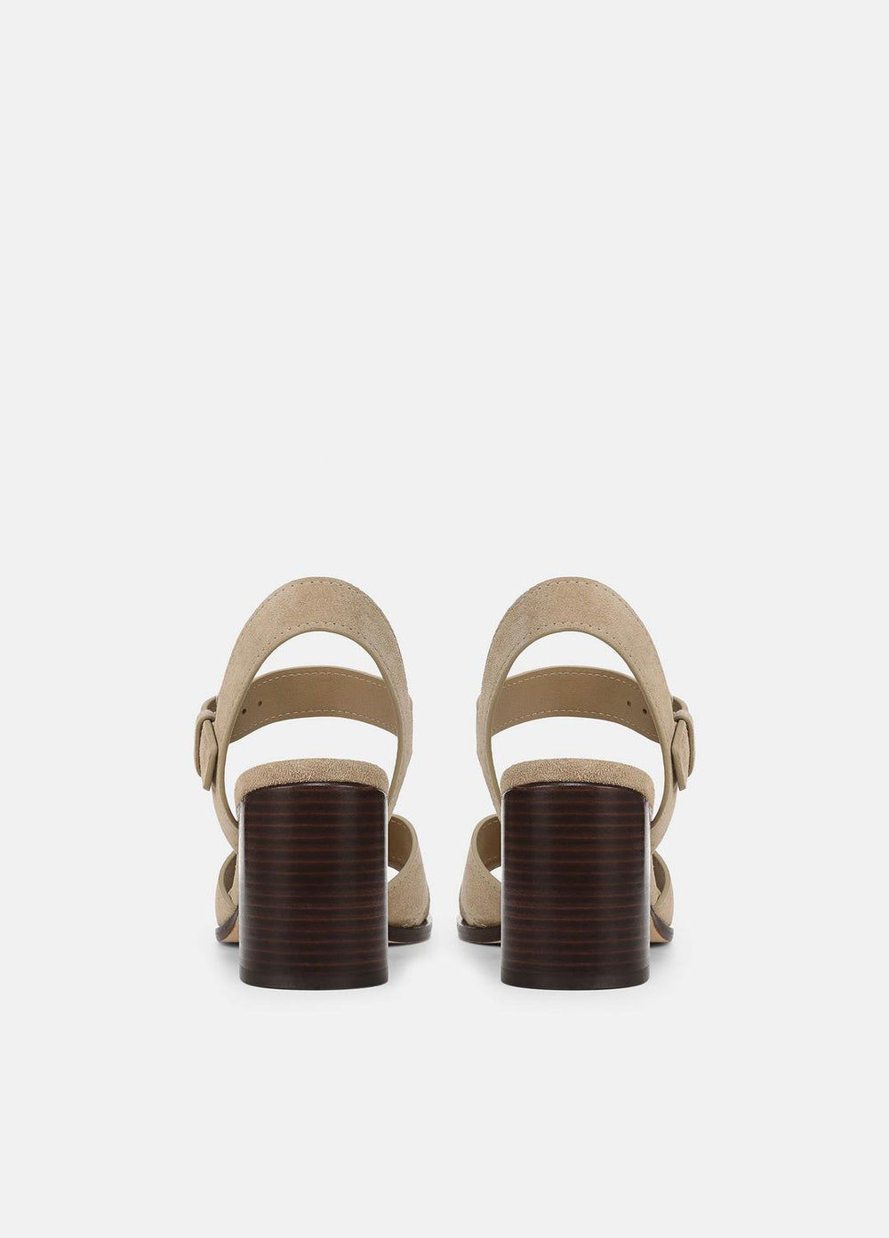 VINCE | Salma Suede Heeled Sandal in Heels - DUNE