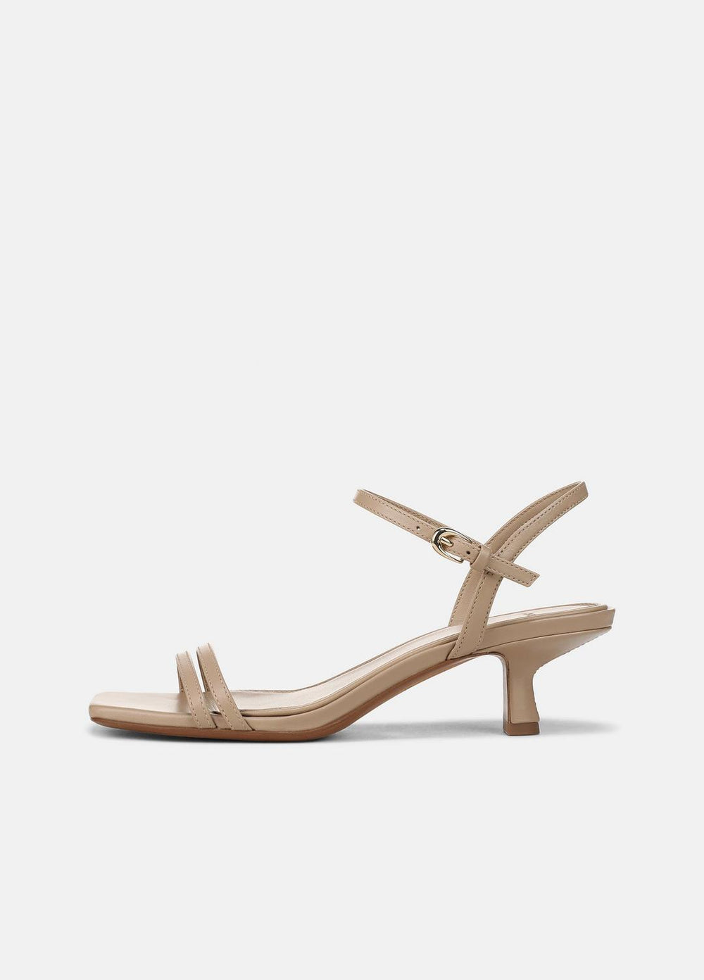 VINCE | Tilda Leather Heeled Sandal in Heels - WARM ALMOND