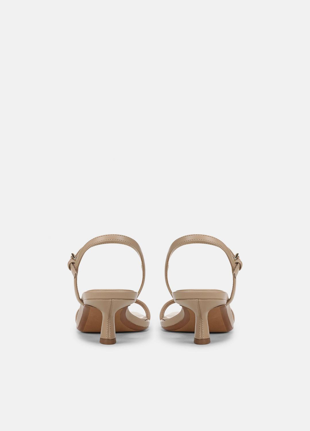 VINCE | Tilda Leather Heeled Sandal in Heels - WARM ALMOND