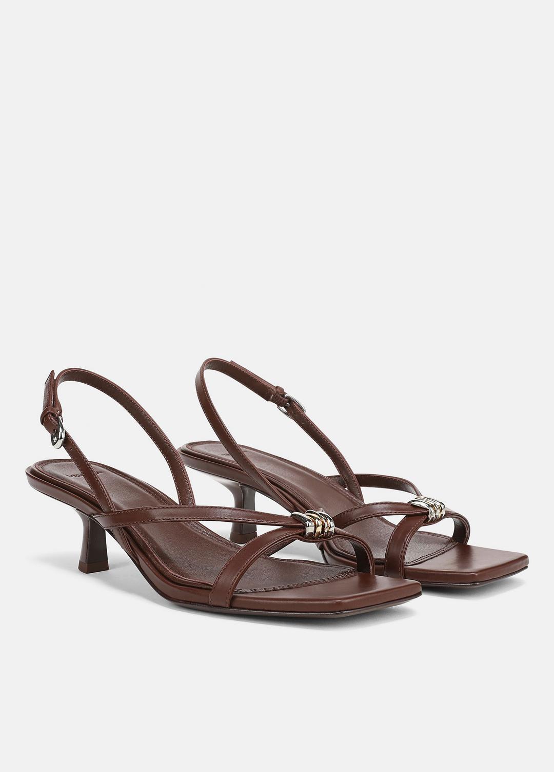 VINCE | Tali Slingback Sandal in Heels - MOLTON BROWN