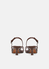 VINCE | Tali Slingback Sandal in Heels - MOLTON BROWN