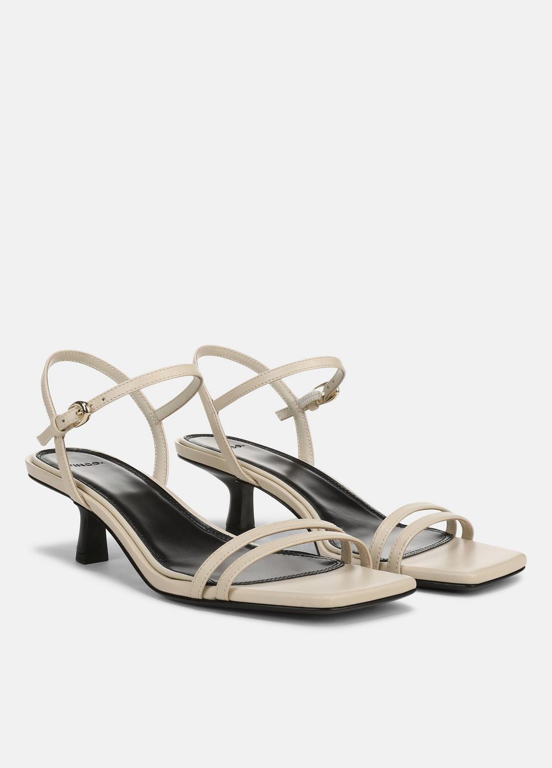 VINCE | Tilda Leather Heeled Sandal in Heels - MOONLIGHT