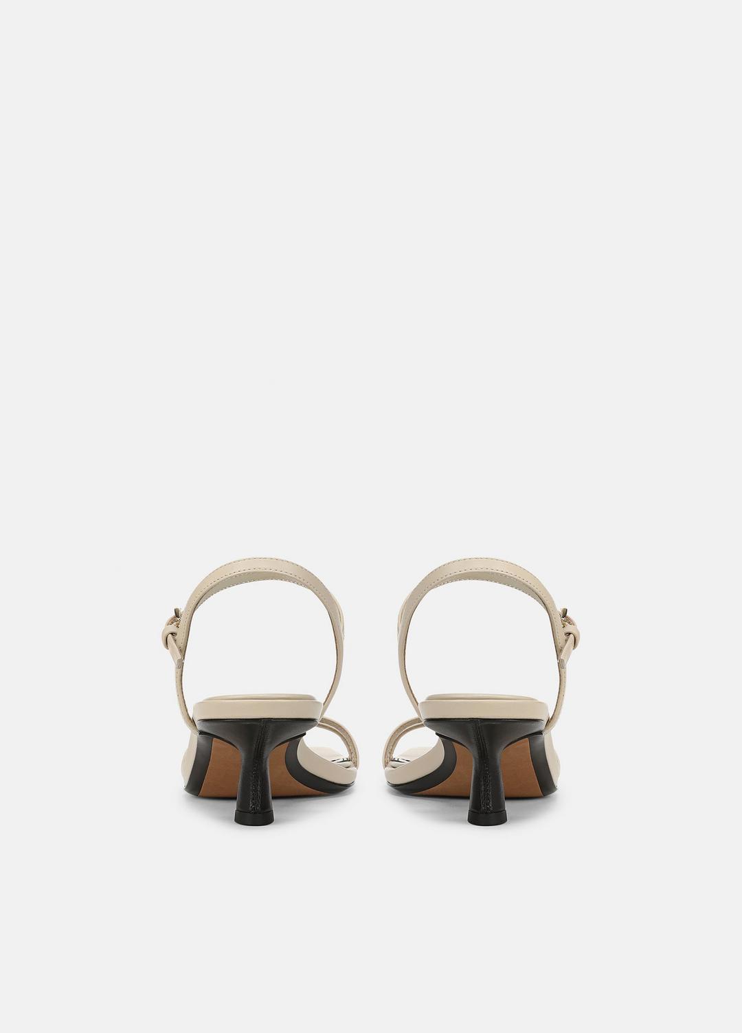 VINCE | Tilda Leather Heeled Sandal in Heels - MOONLIGHT
