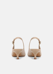 VINCE | Sabra Leather Slingback Heel in Heels - WARM ALMOND