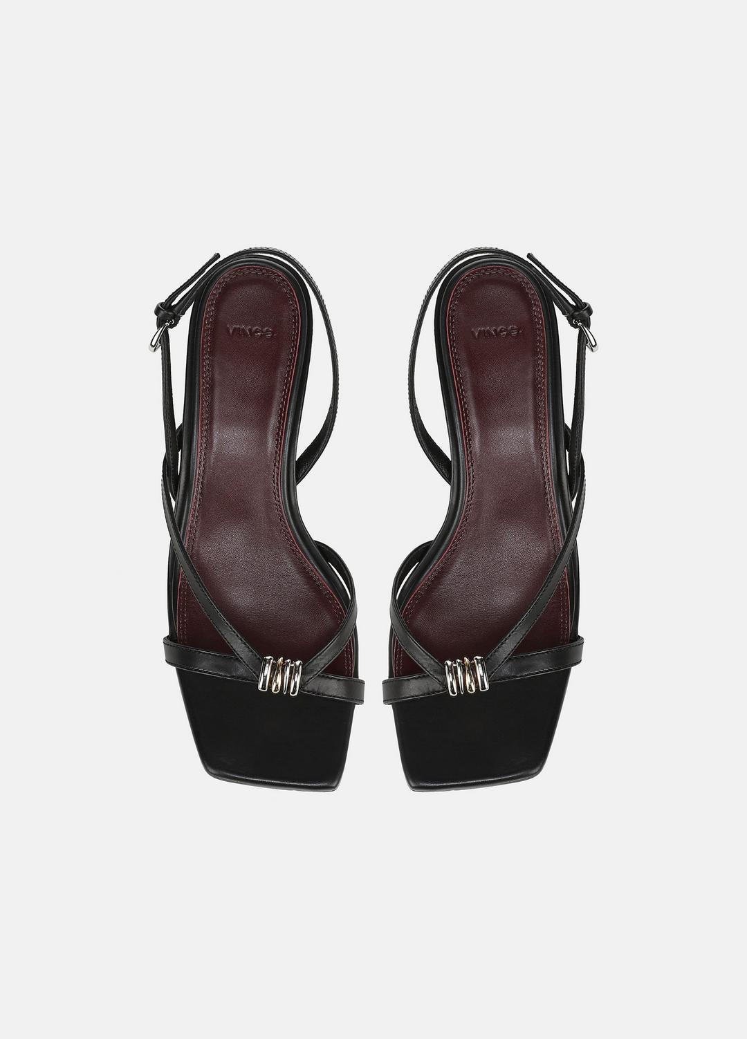 VINCE | Tali Slingback Sandal in Heels - BLACK