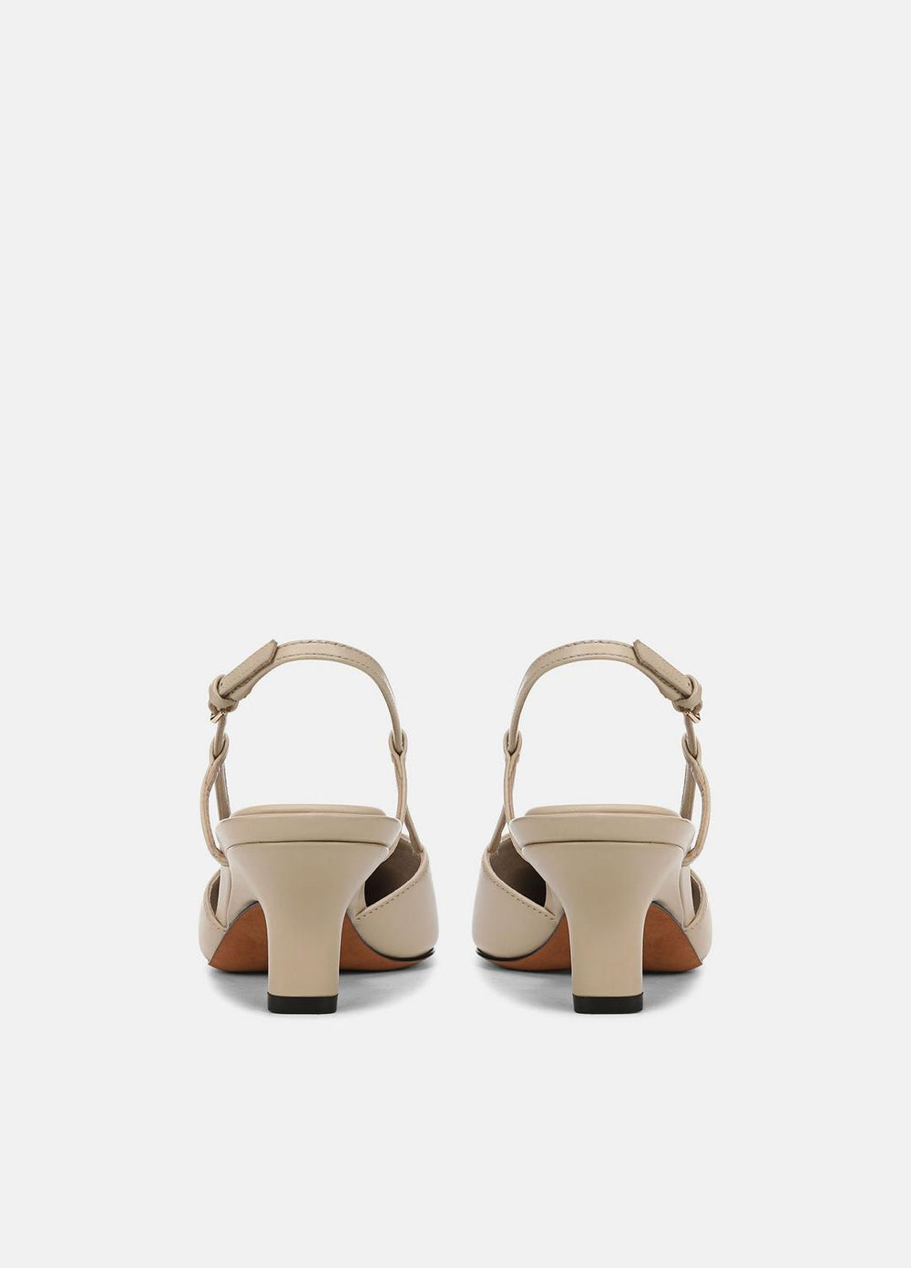 VINCE | Levvy Leather Slingback Heel in Heels - BIRCH SAND