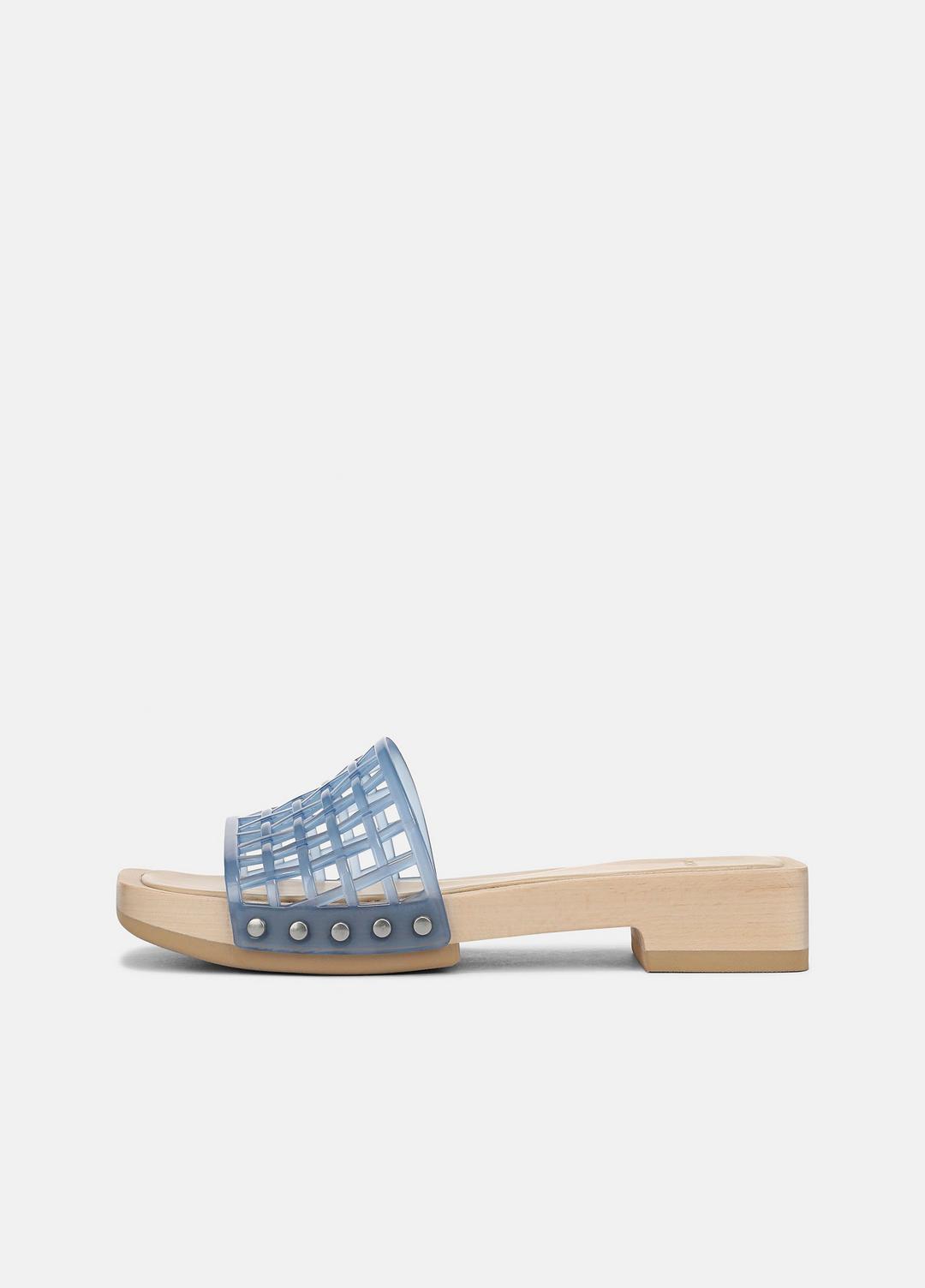 VINCE | Barbara Jelly Slide Sandal in Sandals - SURF BLUE