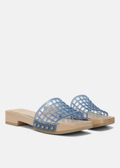 VINCE | Barbara Jelly Slide Sandal in Sandals - SURF BLUE