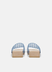 VINCE | Barbara Jelly Slide Sandal in Sandals - SURF BLUE