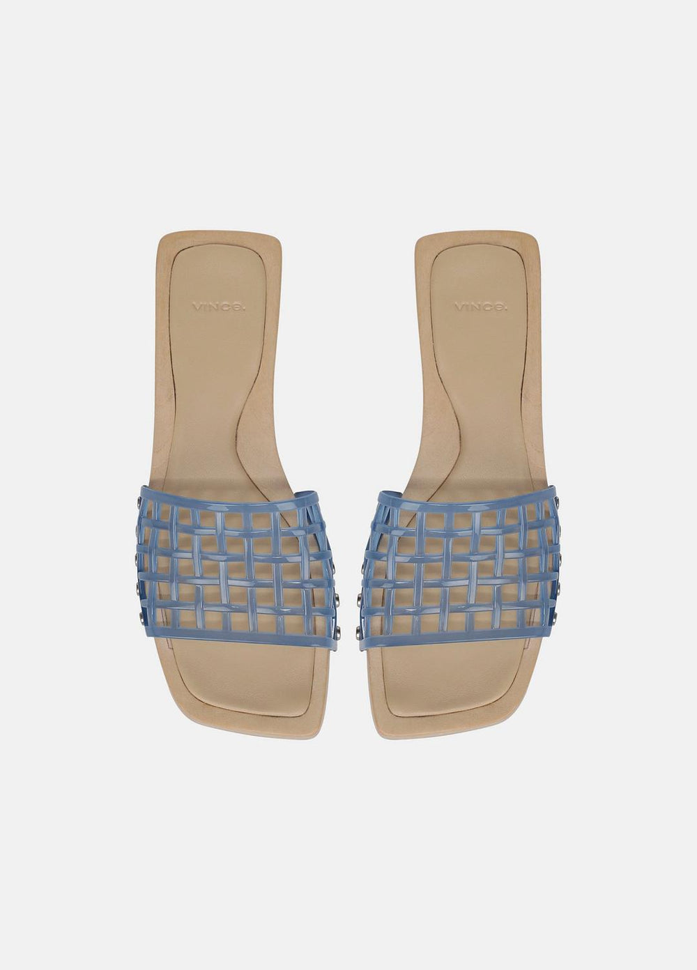 VINCE | Barbara Jelly Slide Sandal in Sandals - SURF BLUE
