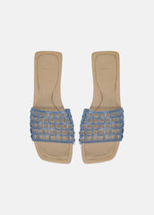 VINCE | Barbara Jelly Slide Sandal in Sandals - SURF BLUE