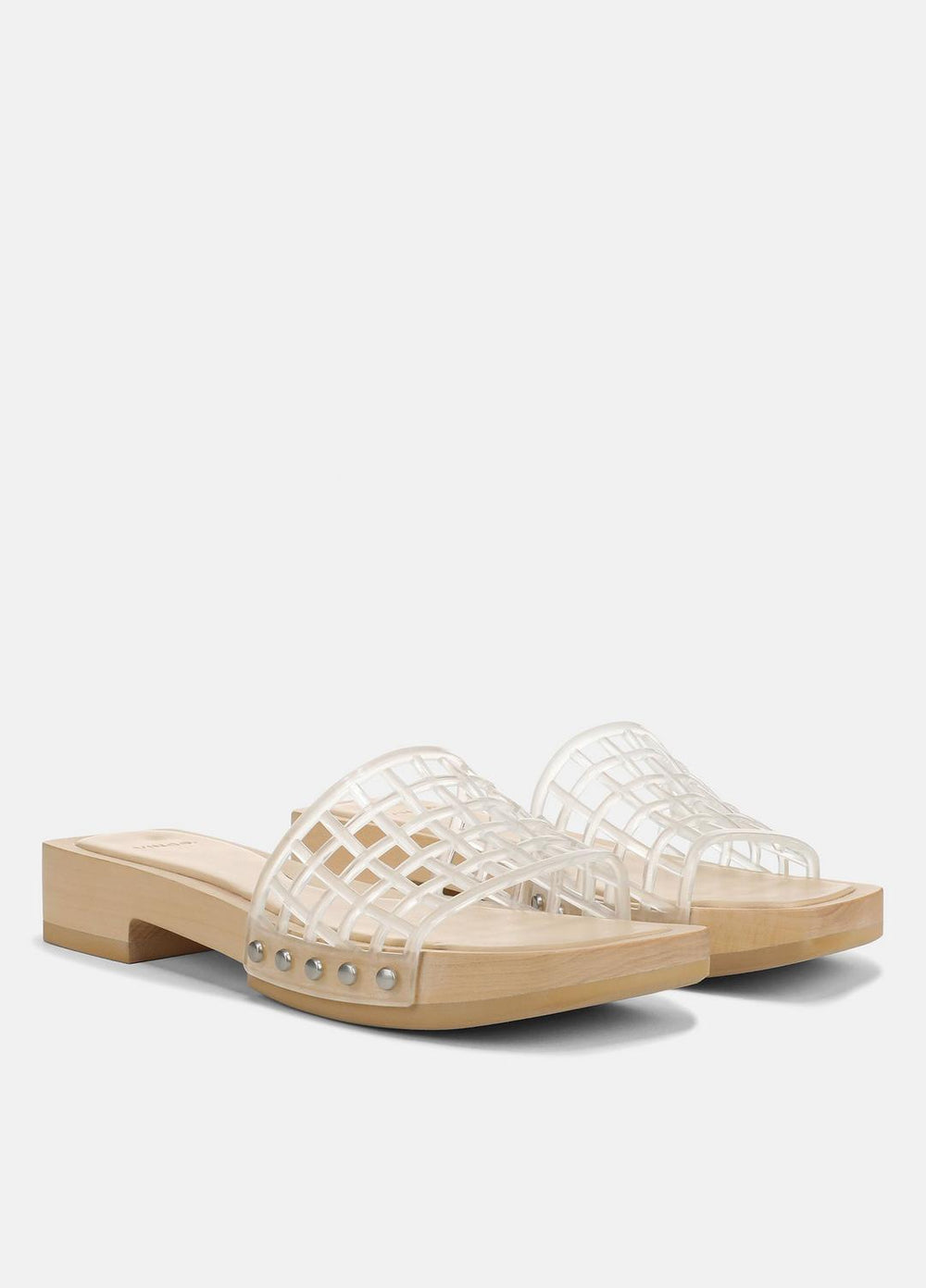 VINCE | Barbara Jelly Slide Sandal in Sandals - CLEAR