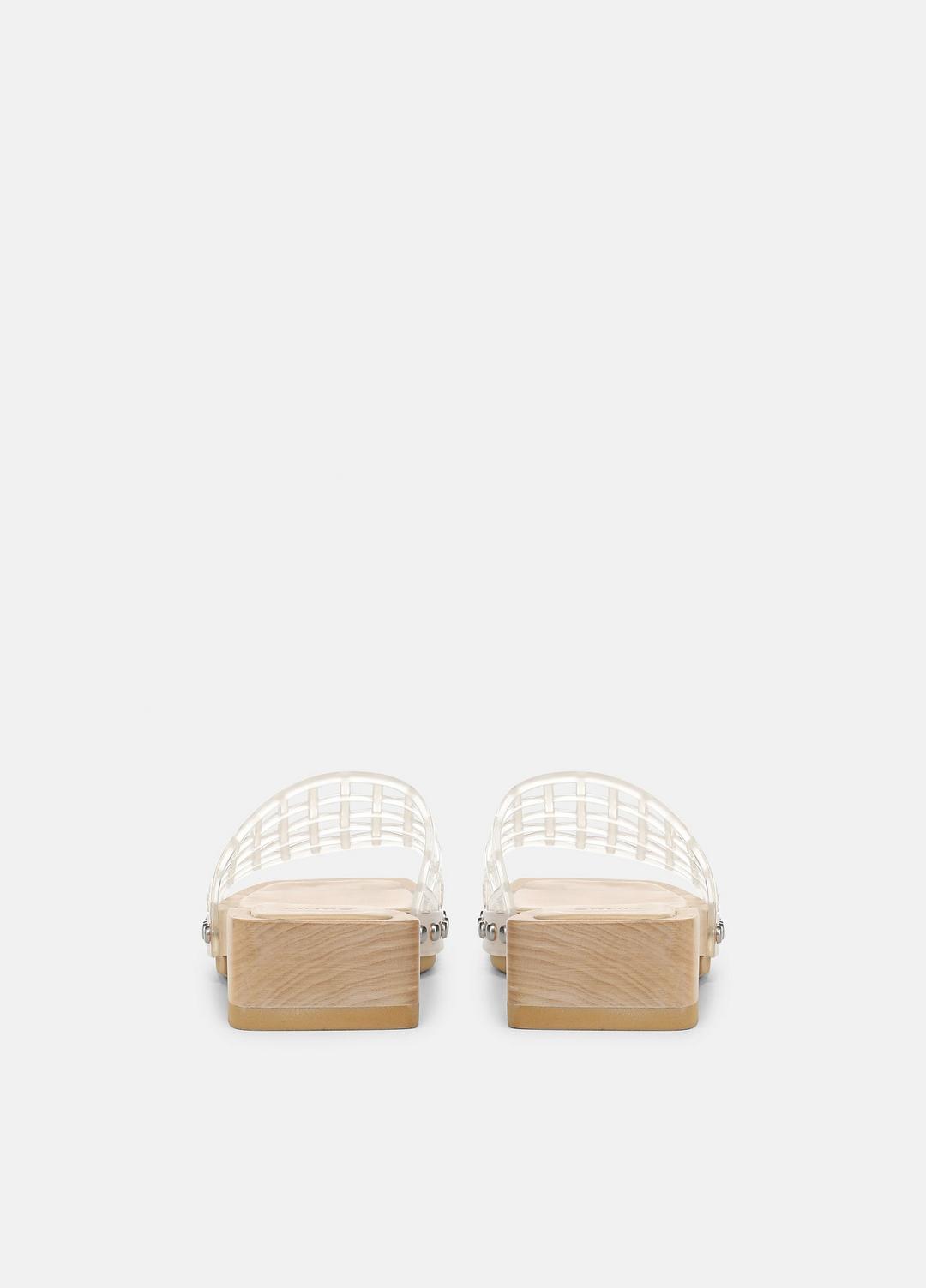 VINCE | Barbara Jelly Slide Sandal in Sandals - CLEAR