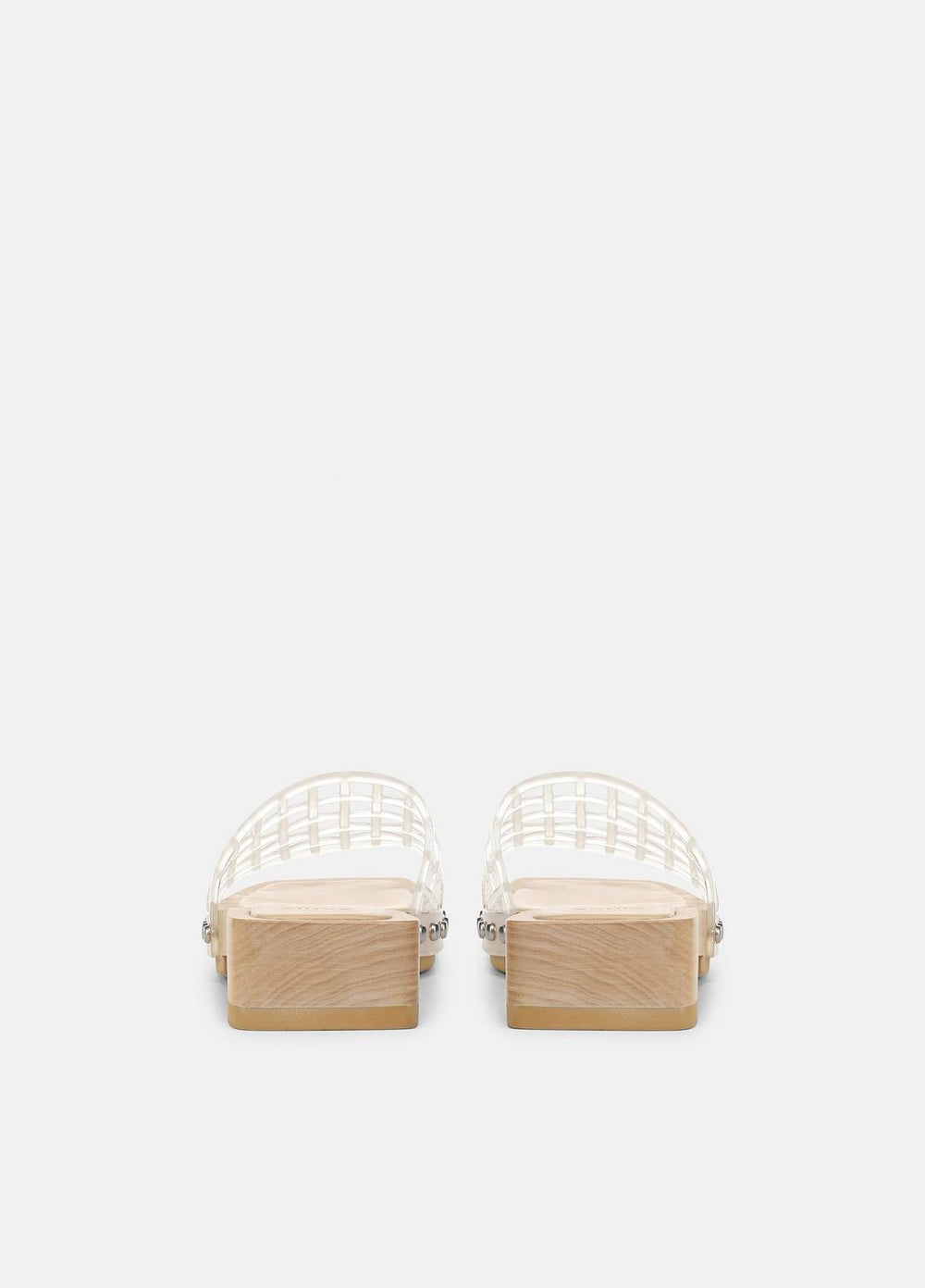 VINCE | Barbara Jelly Slide Sandal in Sandals - CLEAR