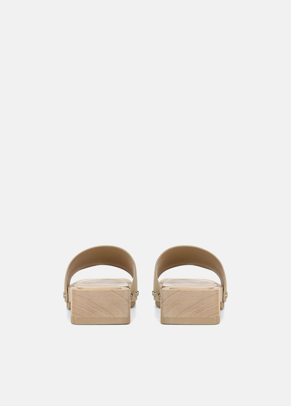 VINCE | Barbara Suede Slide Sandal in Sandals - WHEAT