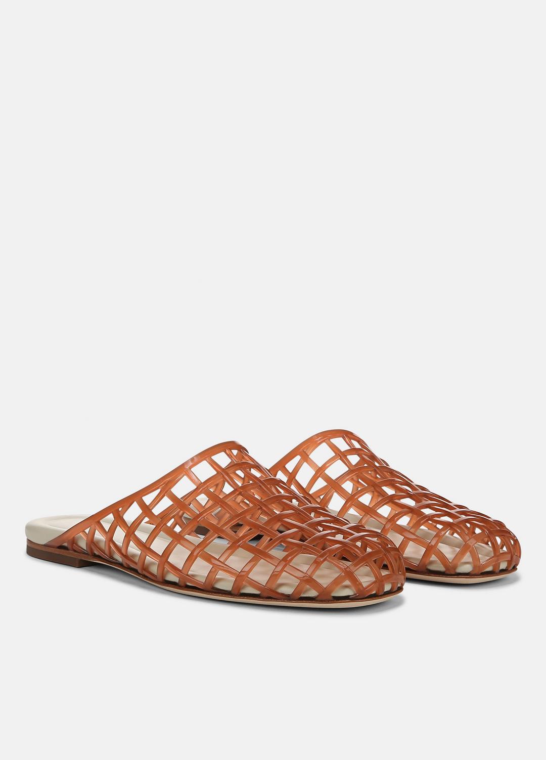 VINCE | Barcelona Jelly Sandal in Sandals - DARK AMBER