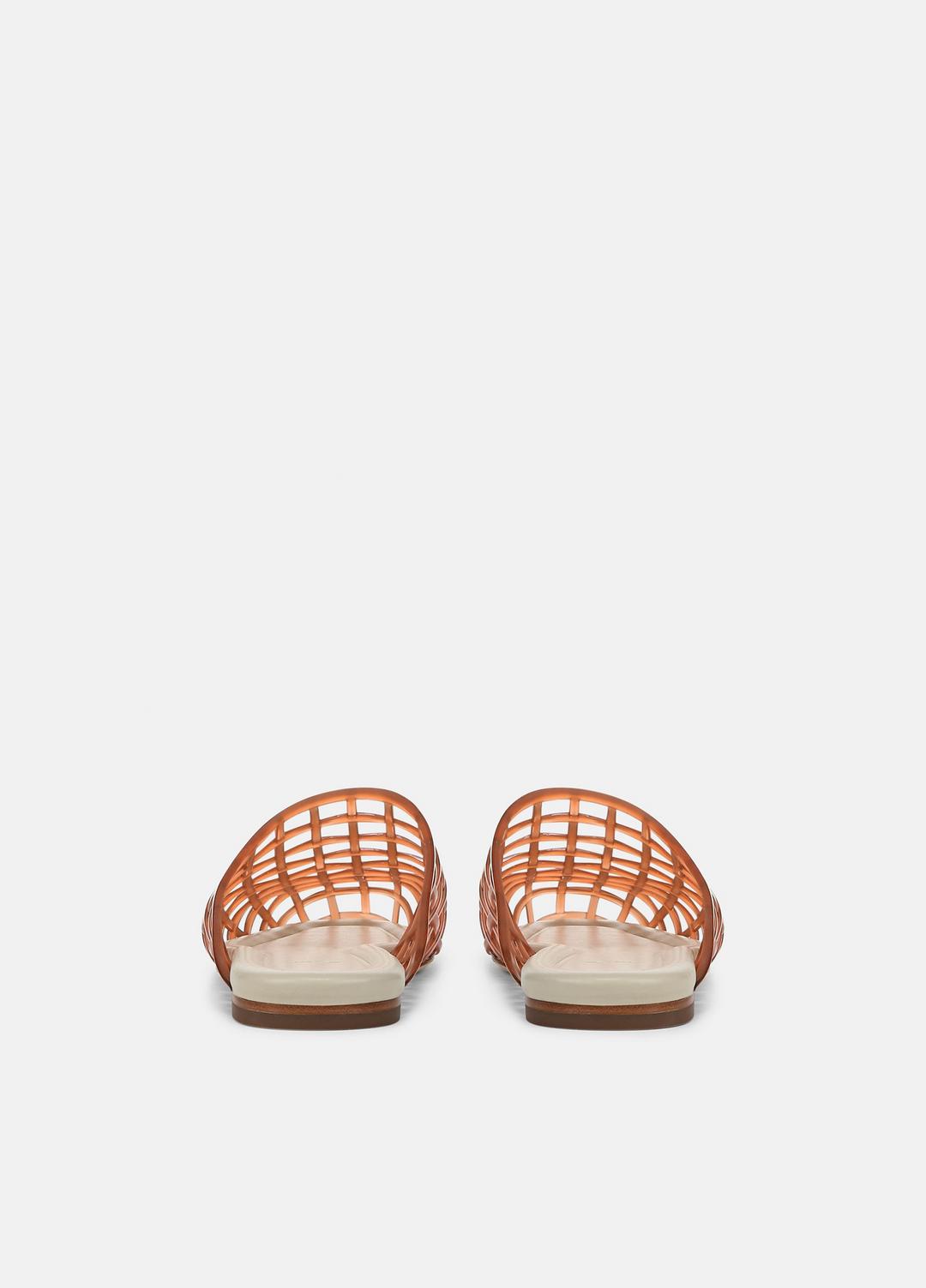 VINCE | Barcelona Jelly Sandal in Sandals - DARK AMBER