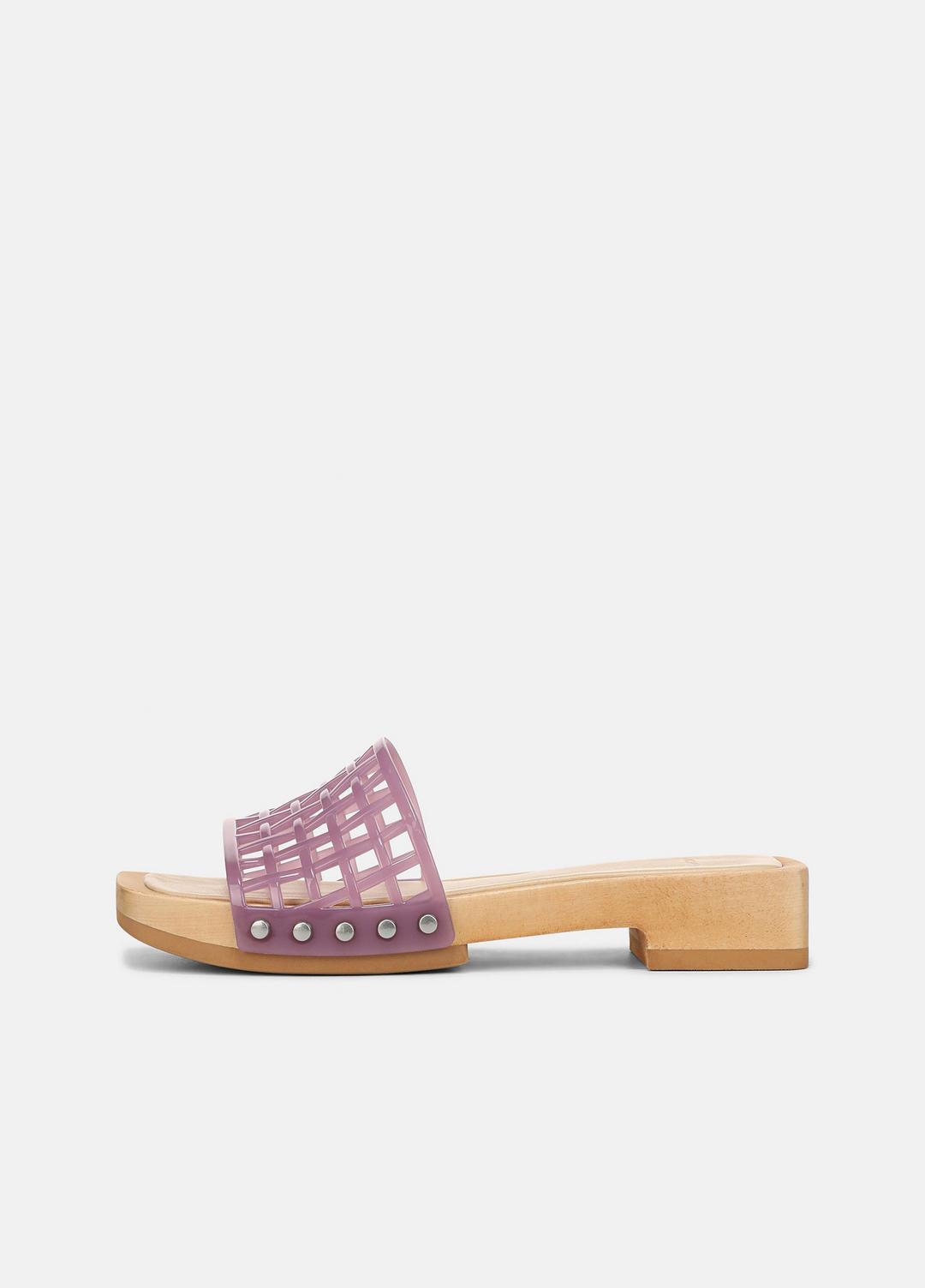 VINCE | Barbara Jelly Slide Sandal in Sandals - AMETHYST