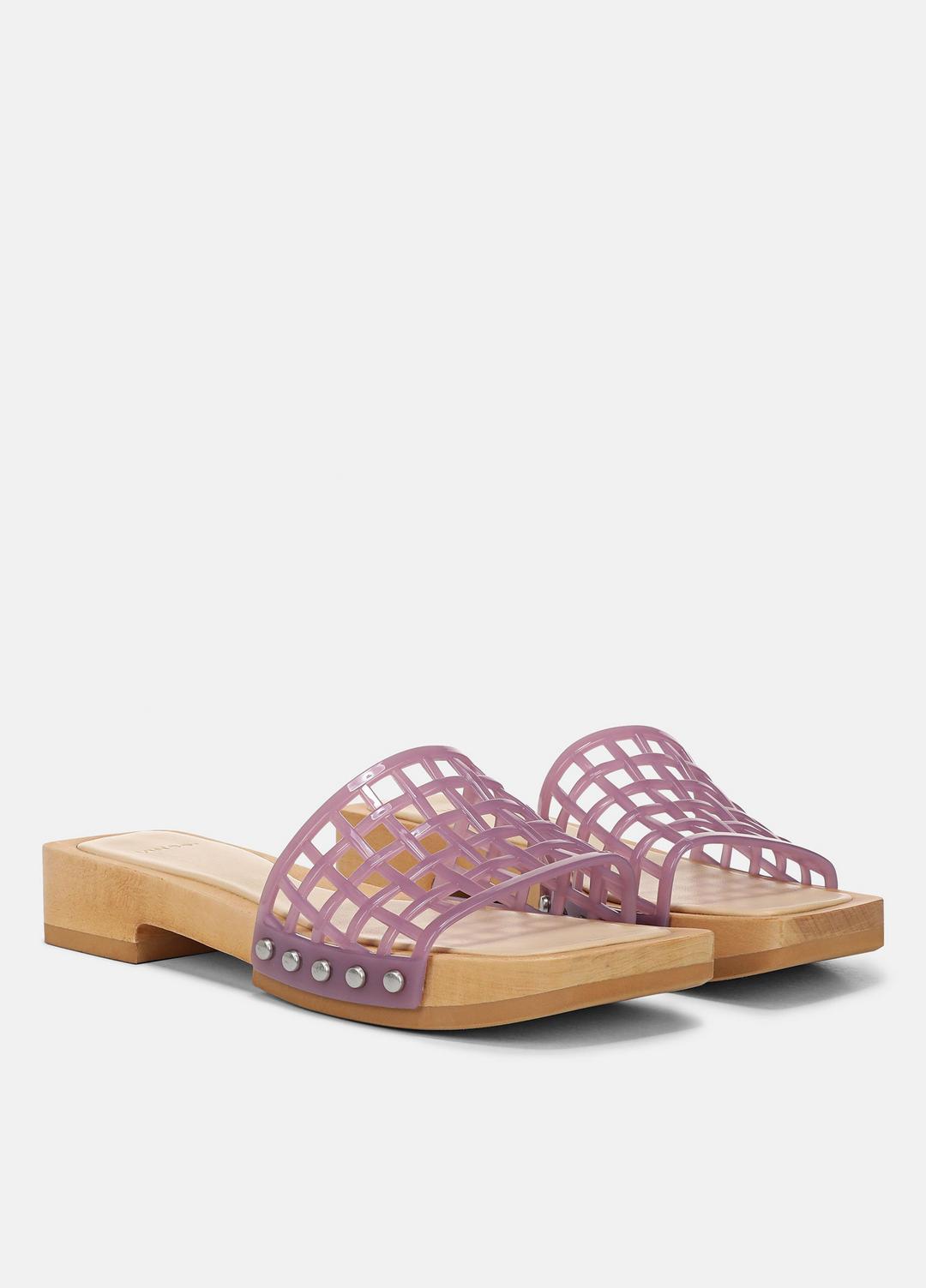VINCE | Barbara Jelly Slide Sandal in Sandals - AMETHYST
