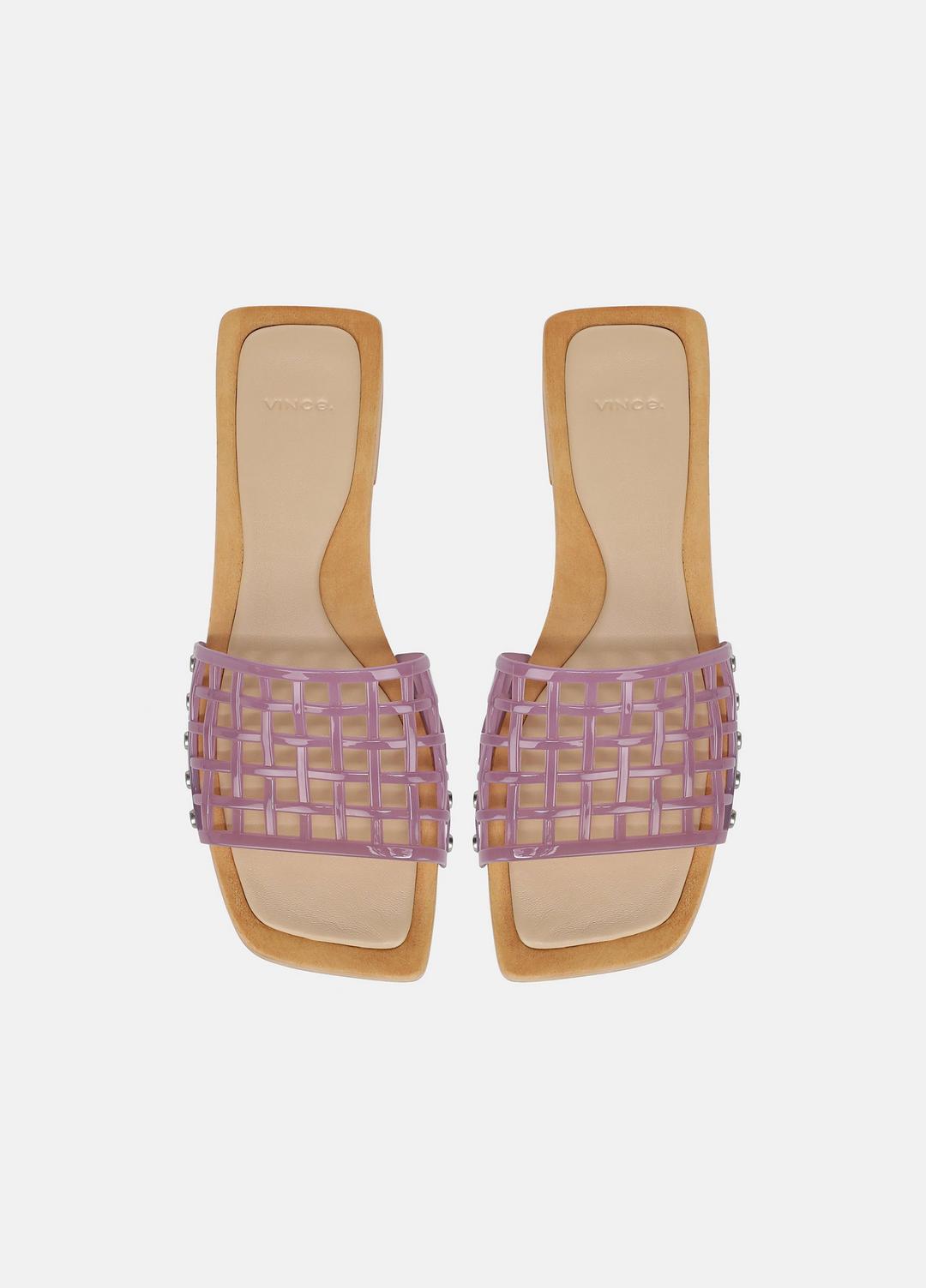VINCE | Barbara Jelly Slide Sandal in Sandals - AMETHYST