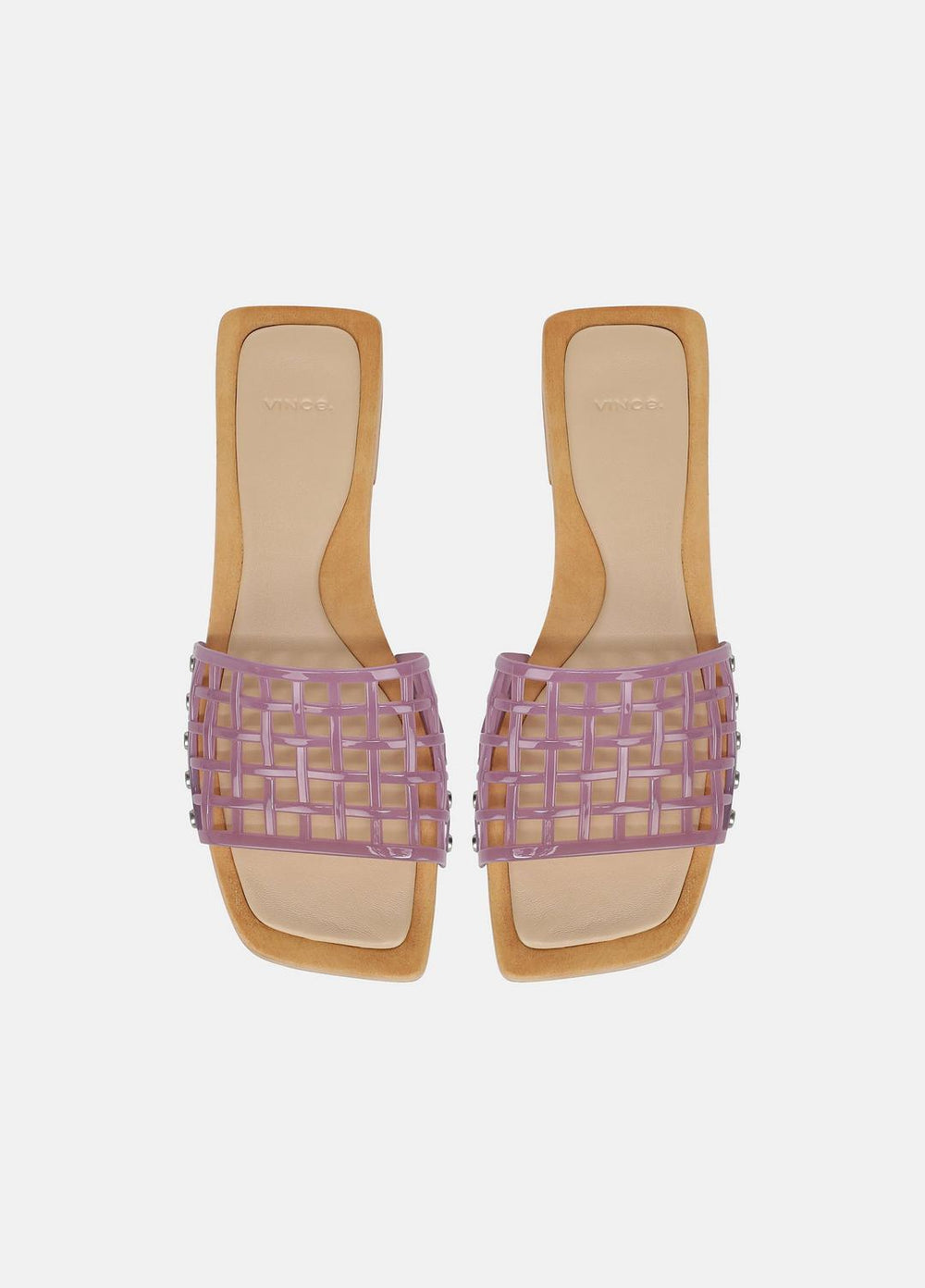 VINCE | Barbara Jelly Slide Sandal in Sandals - AMETHYST